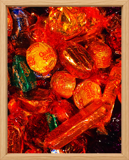 قطع الشيكولاتة الملفوفة